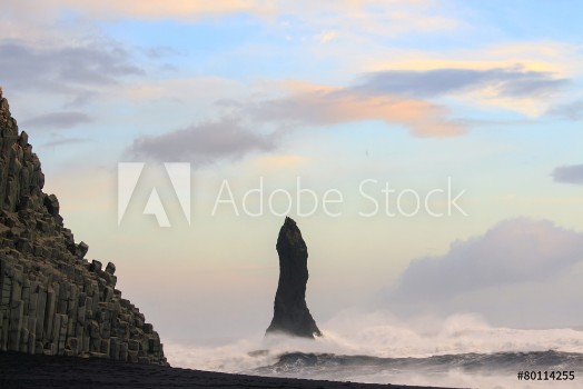 Picture of Il mare in Islanda spiaggia nera di Vik
